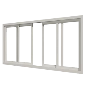 Aluminium schuifpuien 4 vakken