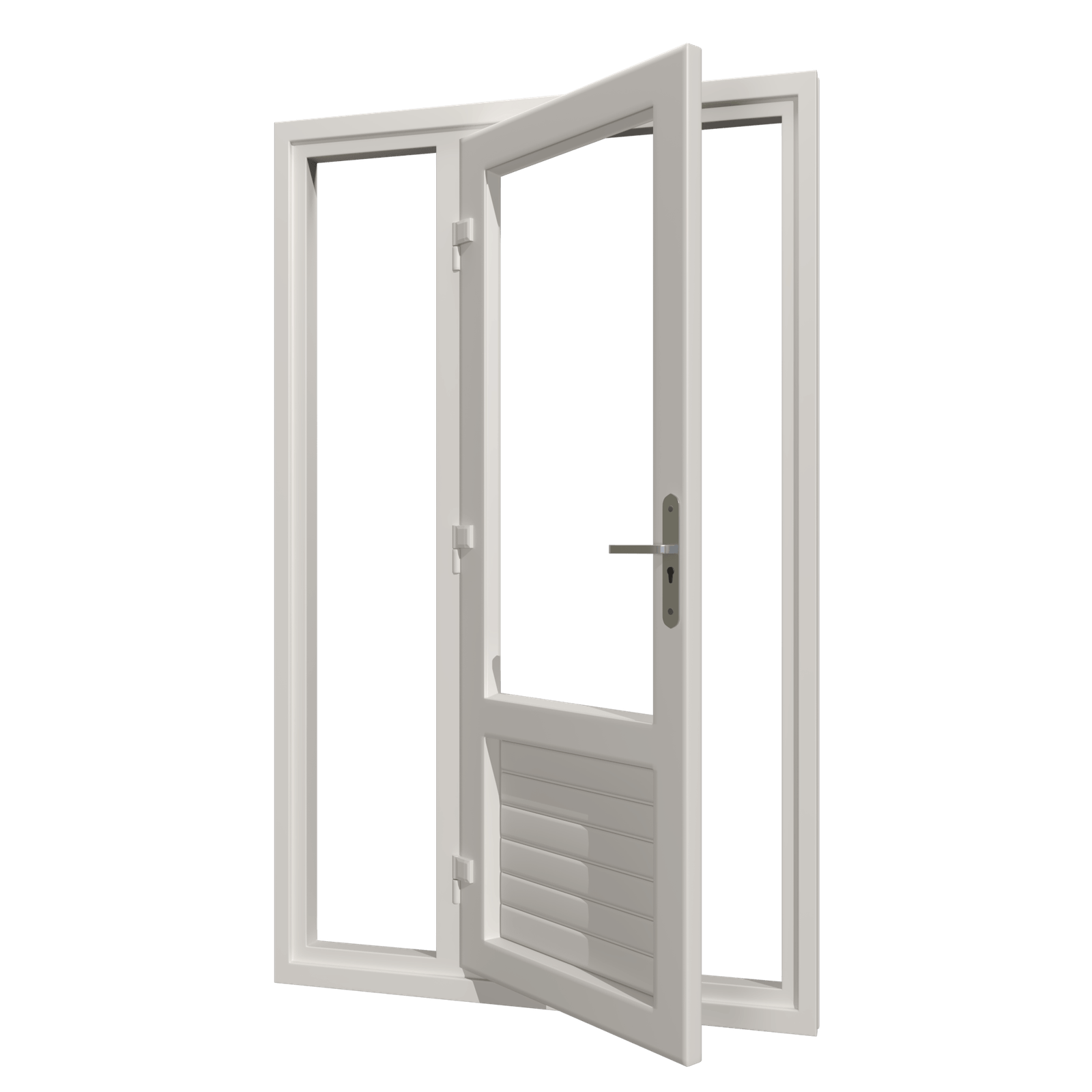 Aluminium achterdeur met zijlicht links