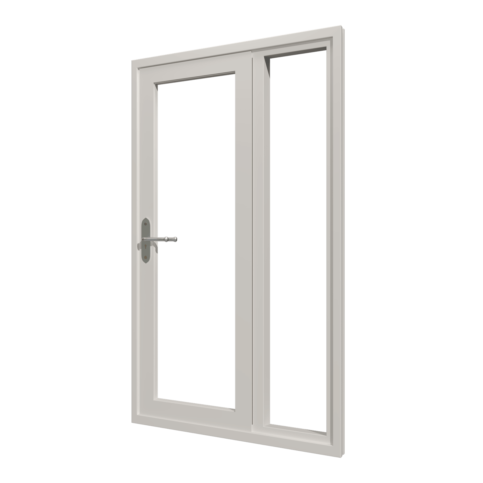 Aluminium draaikiepdeuren met zijlicht rechts - Afbeelding 2